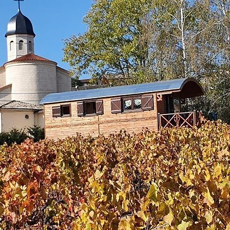 Gasthaus La Roulotte De Chiroubles Exterior foto